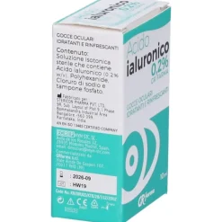Acido Ialuronico 0.2% Collirio Idratante e Rinfrescante 10ml