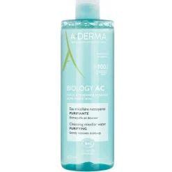 Aderma Biology AC Acqua Micellare Detergente Purificante per Pelle Grassa 400ml