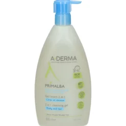 A-Derma Primalba Gel Detergente 2-in-1 500ml