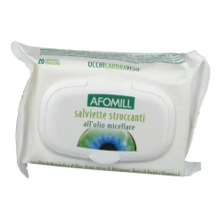 Afomill Salviette Struccanti Olio Micellare 20 Salviette