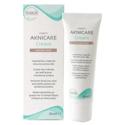 Aknicare Cream Teintee Dore' Crema Viso Colorata per Pelli Grasse 50 ml