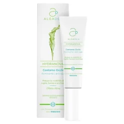 Algadea Hydranova Contorno Occhi Illuminante Antiage per Rughe, Borse e Occhiaie 15ml