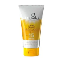 Amavital Crema solare SPF15 per Protezione Media Corpo 150ml