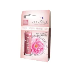 Amavital Stick Labbra Protettivo alla Rosa 5,5 ml