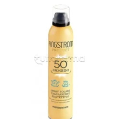 Angstrom Protect Kids Spray Solare Trasparente Protettivo SPF 50 250ml