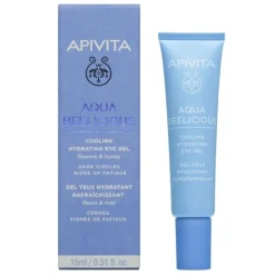 Apivita Aqua Beelicious Gel Occhi Idratante Rinfrescante per Occhiaie e Stanchezza 15ml