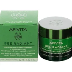 Apivita Bee Radiant Crema Gel segni dell’età e anti-fatica per pelle luminosa Vasetto 50ml