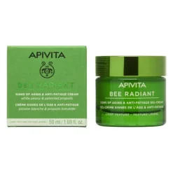 Apivita Bee Radiant Crema Gel segni dell’età e anti-fatica per pelle luminosa Vasetto 50ml