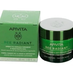 Apivita Bee Radiant Crema Segni Dell'età e Anti-Fatica per Pelle Radiosa Vasetto 50ml