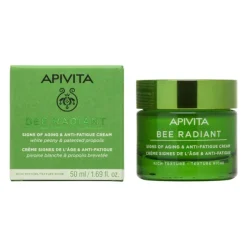 Apivita Bee Radiant Crema Segni Dell'età e Anti-Fatica per Pelle Radiosa Vasetto 50ml