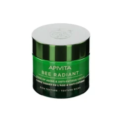 Apivita Bee Radiant Crema Segni Dell'età e Anti-Fatica per Pelle Radiosa Vasetto 50ml