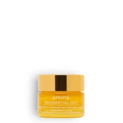 Apivita Beessential Balsamo Notte Rinforzante e Nutriente per Pelle Nutrita e Protetta 15ml