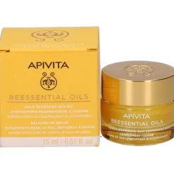 Apivita Beessential Balsamo Notte Rinforzante e Nutriente per Pelle Nutrita e Protetta 15ml