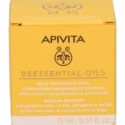 Apivita Beessential Balsamo Notte Rinforzante e Nutriente per Pelle Nutrita e Protetta 15ml