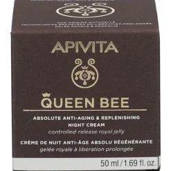 Apivita Queen Bee Crema Notte Anti-età e Rimpolpante 50ml