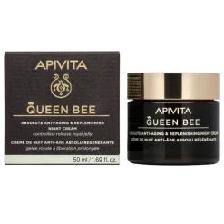 Apivita Queen Bee Crema Notte Anti-età e Rimpolpante 50ml