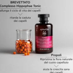 Apivita Tonic Shampoo Tonificante Donna anti-caduta per capelli femminili 250ml