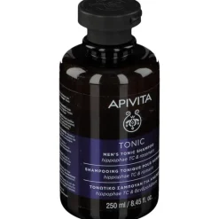 Apivita Tonic Shampoo Tonificante Uomo per Rinforzare e Contrastare la Caduta dei Capelli 250ml