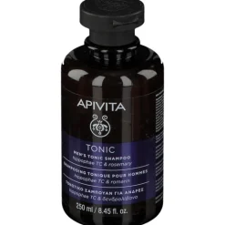 Apivita Tonic Shampoo Tonificante Uomo per Rinforzare e Contrastare la Caduta dei Capelli 250ml