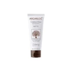 Argan100 Crema Viso Nutriente Notte per Rigenerazione e Idratazione 60ml