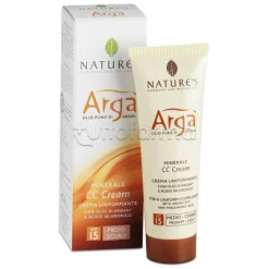 Argà Minerale CC Cream Viso Medio Scura 50ml per Uniformare e Idratare