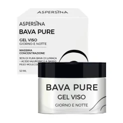 Aspersina Bava Pure Gel Viso gel idratante rigenerante per tutti i tipi di pelle 50ml