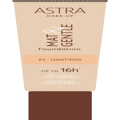 Astra Mat & Gentle Foundation 03 Fondotinta Opacizzante 25 ml