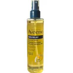 Aveeno Skin Relief Olio Corpo Idratante per Pelle Secca Spray 200ml