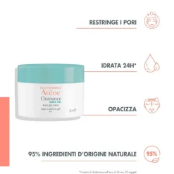 Avene Cleanance Acqua Gel Opacizzante per Pelli Grasse con Acne 50ml