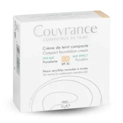 Avene Couvrance Crema Compatta Colorata SPF30 Effetto Mat Vellutato 1.0 Color Porcellana 10g