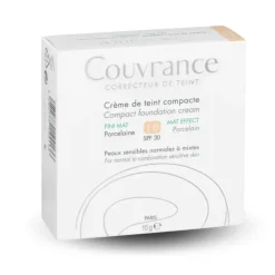 Avene Couvrance Crema Compatta Colorata Oil Free Color 1.0 Porcellana 10Gr
