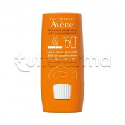 Avene Solare Stick Zone Sensibili Viso Protezione 50+ 8gr