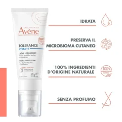 Avene Tolerance Hydra-10 Crema Naturale Idratante Lenitiva 40ml