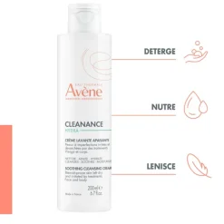 Avène Cleanance Hydra Crema Detergente Lenitiva 200ml