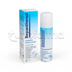 Bayer Bepanthenol Schiuma Spray Rinfrescante per Ustioni e Scottature 5% 75 ml
