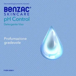 Benzac Skincare Ph Control Detergente Viso per Pelle Acneica 150ml