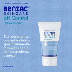 Benzac Skincare Ph Control Detergente Viso per Pelle Acneica 150ml