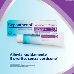 Bepanthenol Sensiderm Crema lenitiva Dermatite e Prurito 50g