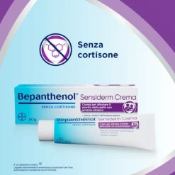 Bepanthenol Sensiderm Crema lenitiva Dermatite e Prurito 50g