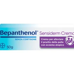 Bepanthenol Sensiderm Crema lenitiva Dermatite e Prurito 50g