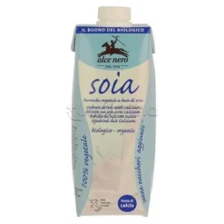 Bevanda vegetale di soia bio Alce Nero per Ossa Forti e Dieta Vegana 500 ml