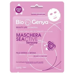 Biogenya Seactive Maschera Viso Effetto Tensore per Pelle Luminosa 1 Pezzo Monouso