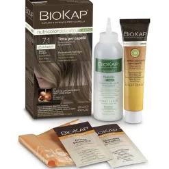 Biokap Nutricolor Delicato Rapid 7.1 Biondo Svedese per Copertura Capelli Bianchi 135 ml