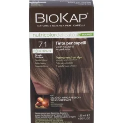 Biokap Nutricolor Delicato Rapid 7.1 Biondo Svedese per Copertura Capelli Bianchi 135 ml