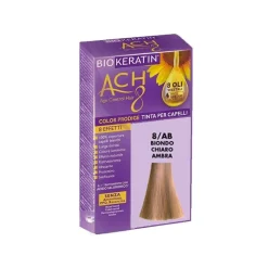 Biokeratin Tinta per Capelli 8/AB Biondo Chiaro Ambra 140 ml
