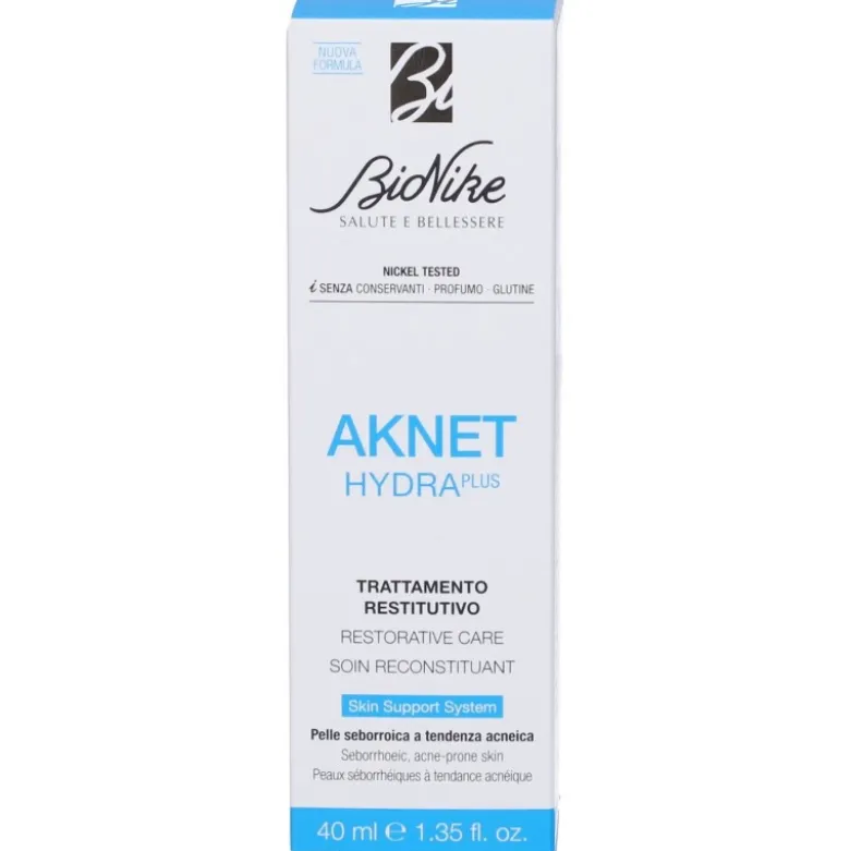 Bionike Aknet Hydra Plus Crema Riparatrice Pelle Acneica 40ml