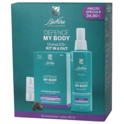 Bionike Defence My Body DrenaLeg+ Kit In&Out per Microcircolo 60 Compresse + Spray 150ml