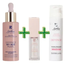 Bionike Glow Set Cofanetto Natalizio 2026 Siero Viso 30 ml + Lip Oil 7 ml+ Gel Detergente 75 ml