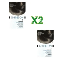 Bionike Shine On Tintura Capelli Castano Scuro 03 Senza Ammoniaca 75ml + 50ml - 2 Confezioni
