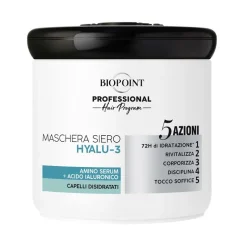 Biopoint Professional Hair Program Maschera Siero Hyalu 3 per Idratazione Capelli Vasetto 400 ml